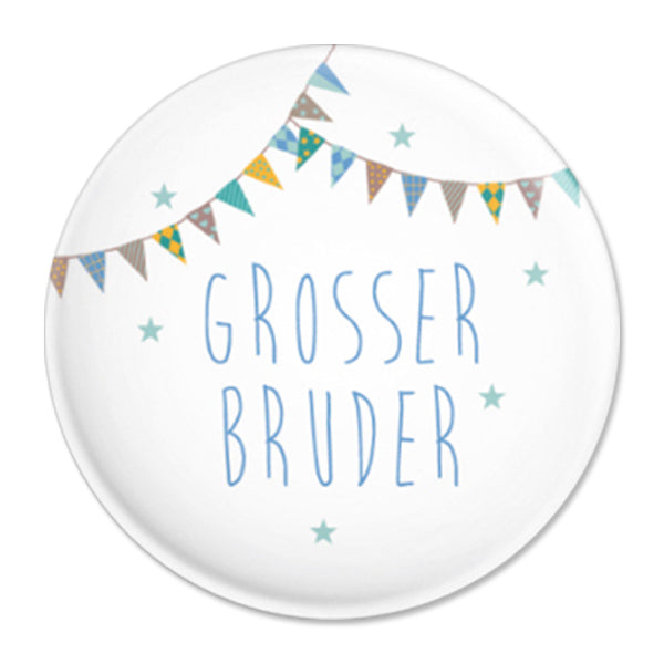 Button „Grosser Bruder“, matt