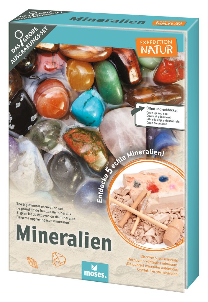 Expedition Natur - Das große Mineralien-Ausgrabungs-Set