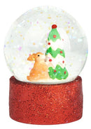 Glitzer-Schneekugel Winterwunder