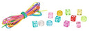 Transparente Buchstabenperlen Bastelperlen Moses
