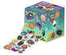 Happy Day Sticker von der Rolle Blau Sticker Moses