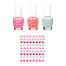 Set Nagellack+Nagelsticker Einhorn Nagellack Souza