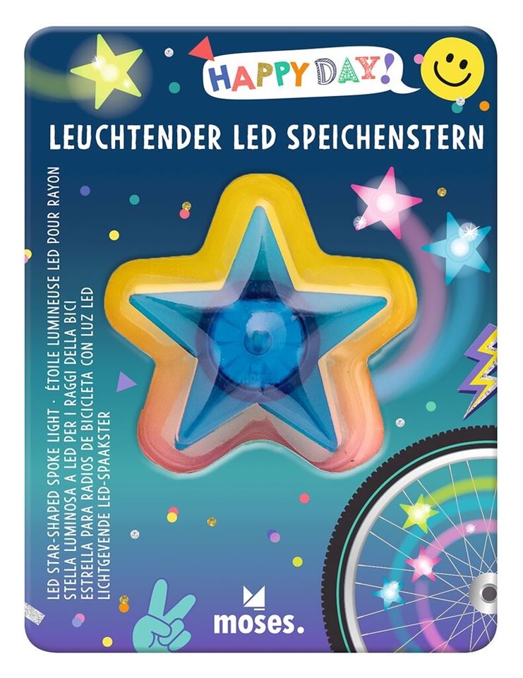 Happy Day Leuchtende Speichensterne LED
