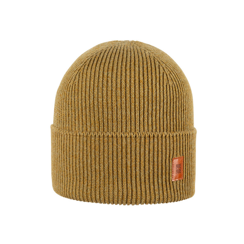 Pure Pure Beanie mit Umschlag Silky Schilf