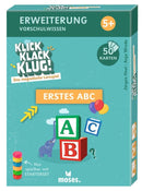 Klick Klack Klug Kartenset Erstes ABC ab 5 Jahren Spiele Moses