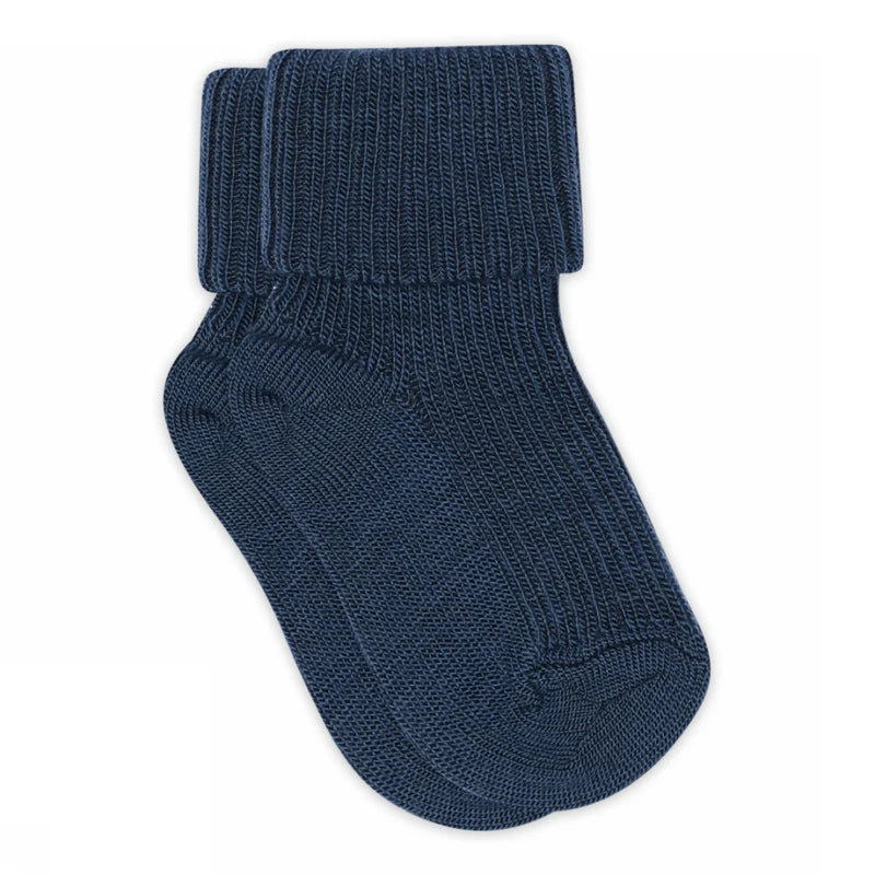 MP Baby Wollsocken Rippe - Dark Denim