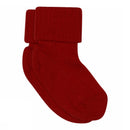 MP Baby Wollsocken Rippe - Karanda Rot