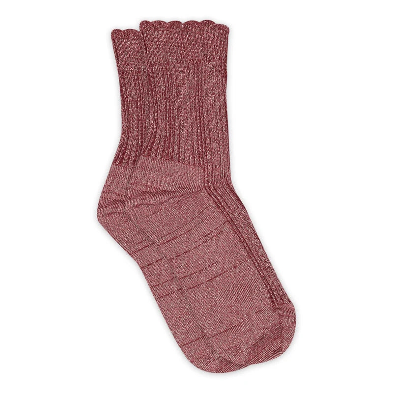 MP Glitzersocken Celosia Maroon