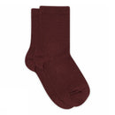 MP Wollsocken Rippe - Wine Red