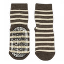 Stoppersocken Anti-Rutsch - Braun Melange