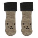 MP Babywollsocken Arven - Light Brown Melange