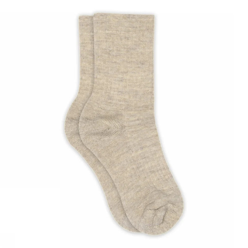 MP Wollsocken Rippe Neo - Light Brown Melange