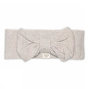 MP Stirnband Helsinki - Schleife Beige Melange Haarband MP