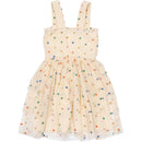 The New Kleid Naria Sleeveless - White Swan AOP