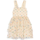 The New Kleid Naria Sleeveless - White Swan AOP