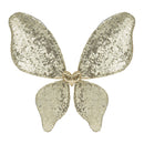 Flügel Pailletten Gold