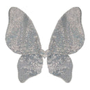 Flügel Pailletten Silber