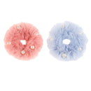 Scrunchie Tessel  lila­blau