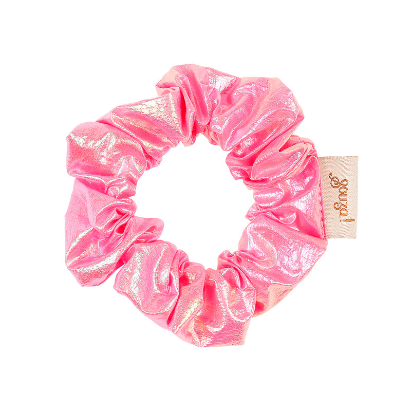 Scrunchy Elea pink metallic