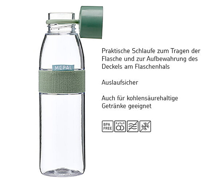 Trinkflasche Ellipse Nordic Blue 500 ml