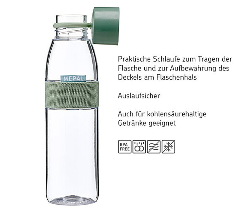 Trinkflasche Ellipse Nordic Green 500 ml