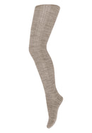 MP Strumpfhose Hanna Wolle Light Brown Melange