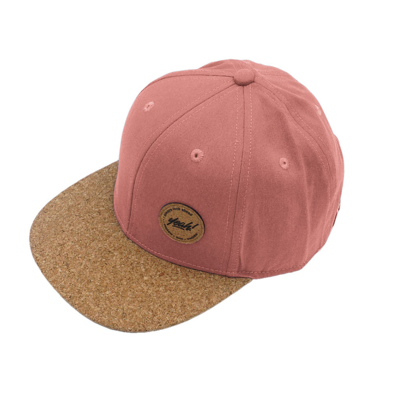 Kids Cap Kork Metallverschluss dark rose