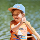 Kids Cap Kork Metallverschluss denim