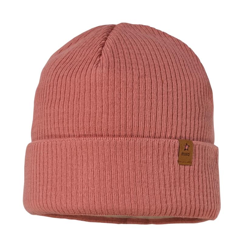 Maximo Beanie mit Umschlag Fleecefutter ash rose