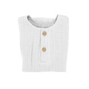 GOTS MINI BOY-Hemd, kurzer Arm Musselinstoff frostgrün