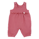 Overall mit Rüsche Musselin Foxglove