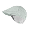 Kids Schiebermütze Hellminthe/Weiß-Streifen