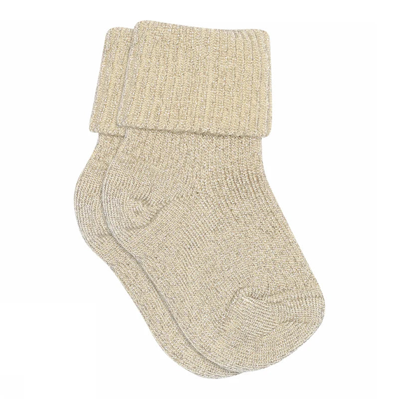 MP Socken Glitzer Ida Ecru