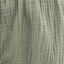 GOTS BABY BOY-Hemd, 3/4 Arm Musselinstoff frostgrün