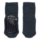 Stoppersocken Antirutsch Wolle  Dark Denim Melange