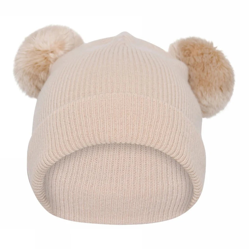 MP Mütze Bommeln Bergen - Ecru