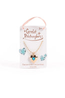 Birthstone Heart Lockets Kette mit Geheimfach Dezember Halskette Great Pretenders