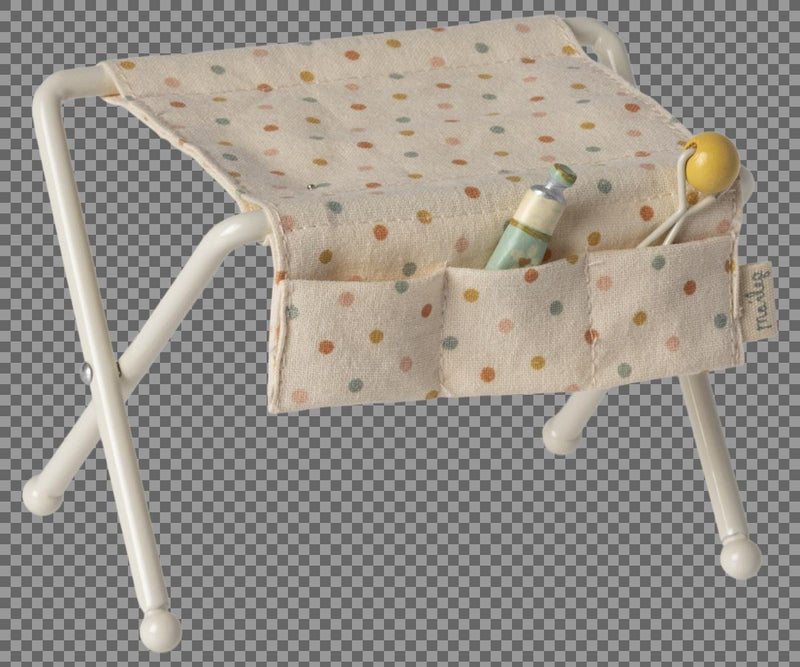 Wickeltisch für Baby Mäuse Off White