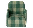 Klappstuhl, Maus - Grün kariert