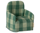 Klappstuhl, Maus - Grün kariert