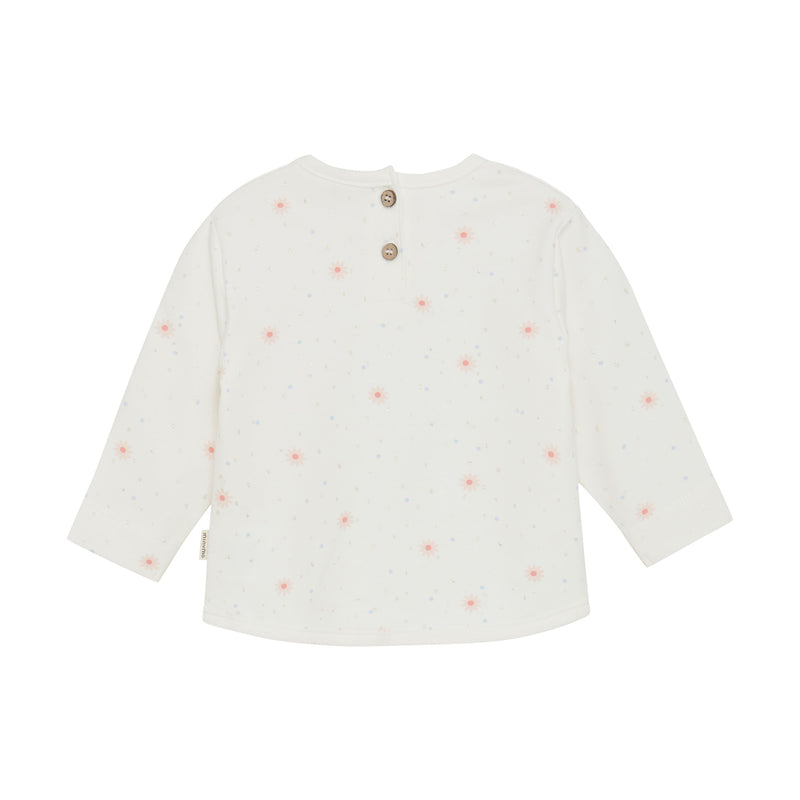 Minymo Langarmshirt Marshmallow White