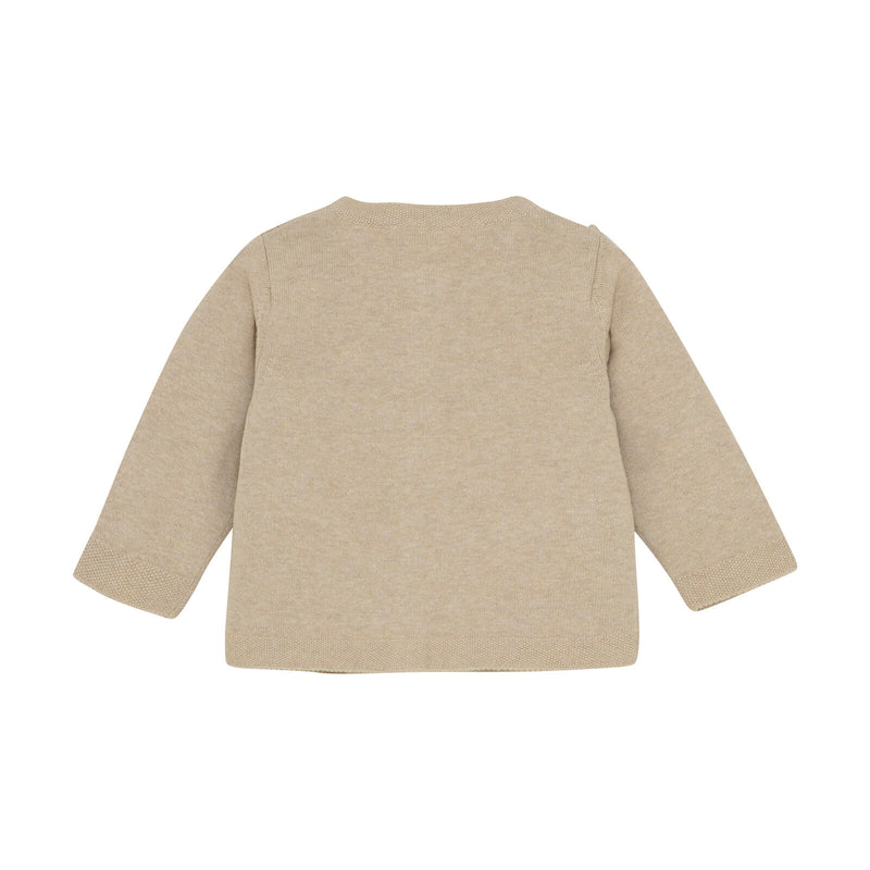 Minymo Strickjacke Beige Melange