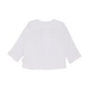 Minymo Langarmshirt Musselin Bright White