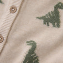 Minymo Strickjacke Dino Light Beige Melange