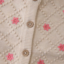 Minymo Strickjacke Light Beige Melange