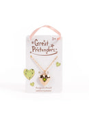 Birthstone Heart Lockets Kette mit Geheimfach August Halskette Great Pretenders