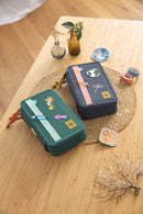 Federtasche Uni Ocean, Dunkelgrün