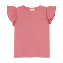 Minymo T-Shirt mit Glitzer Azalea Pink