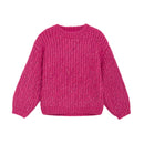 Minymo Strickpulli Fuchsia Fedora