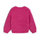 Minymo Strickpulli Fuchsia Fedora
